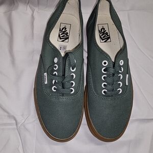 Vans Green Canvas Sneakers